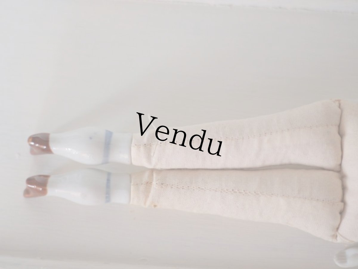 画像12: China head doll/チャイナヘッドドール//12-3/4in (12)