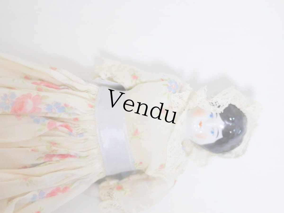 画像11: RARE!!Hertwig China head doll/Body print//チャイナヘッドドール// 9in (11)