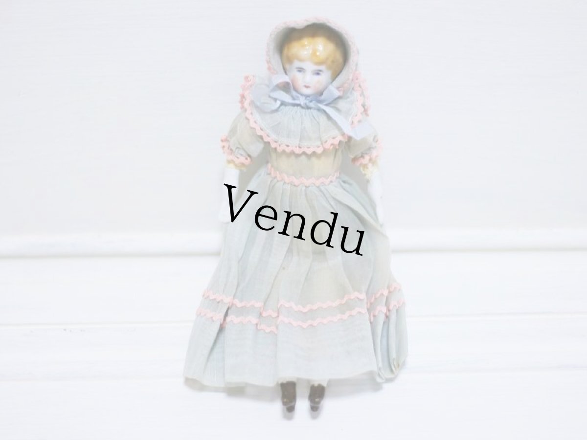 画像1: Rare!! Hertwig China head doll/チャイナヘッドドール// 8-1/4in (1)