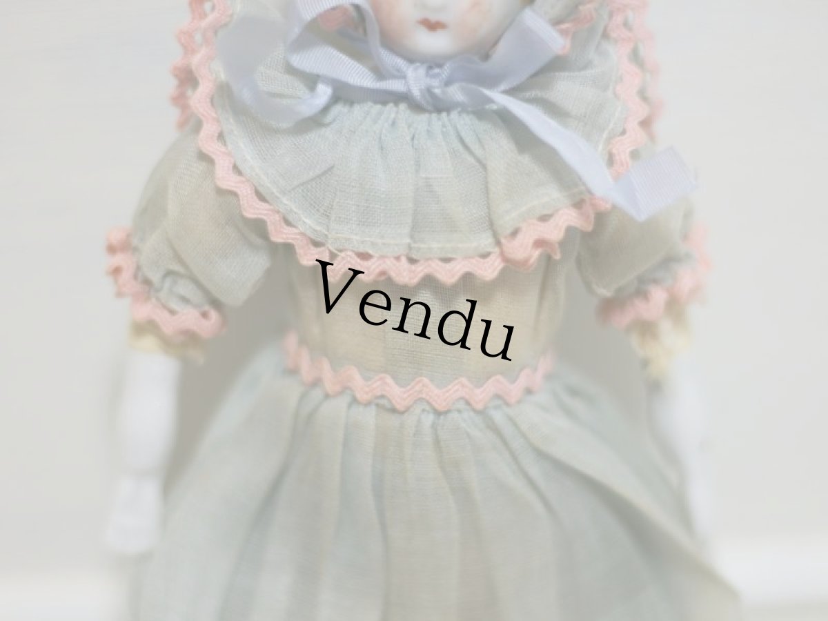 画像5: Rare!! Hertwig China head doll/チャイナヘッドドール// 8-1/4in (5)