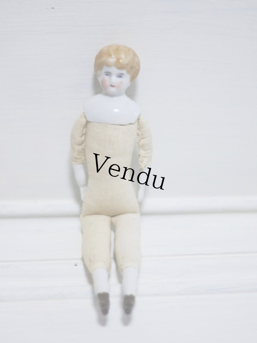 画像9: Rare!! Hertwig China head doll/チャイナヘッドドール// 8-1/4in (9)