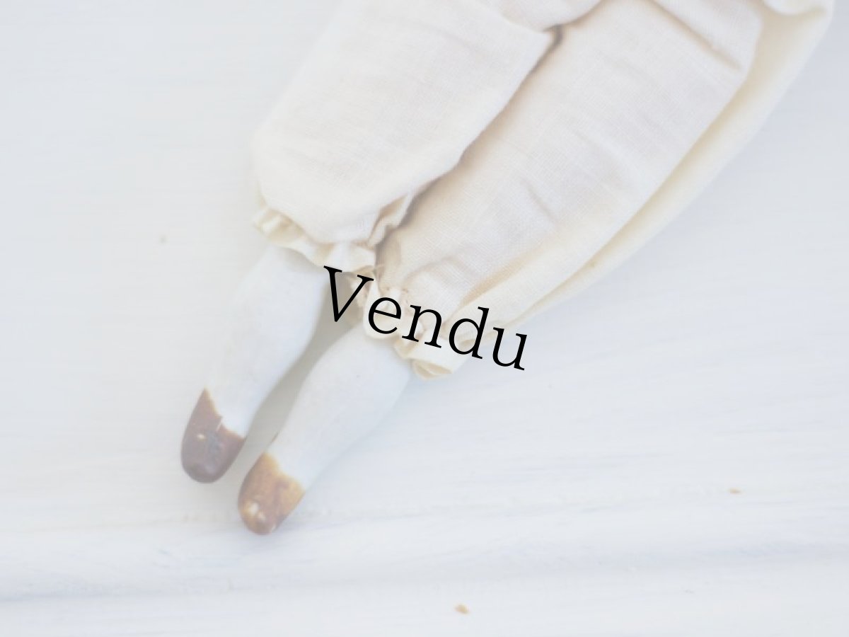 画像8: Rare!! Hertwig China head doll//Pink body//チャイナヘッドドール// G //8in (8)