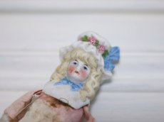 画像3: Rare!! Hertwig China head doll//Pink body//チャイナヘッドドール// G //8in (3)