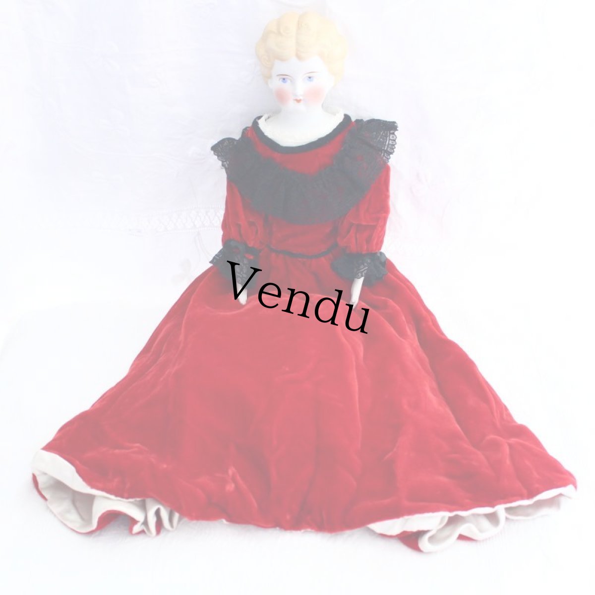 画像1: China head doll HERTWIG社 (1)