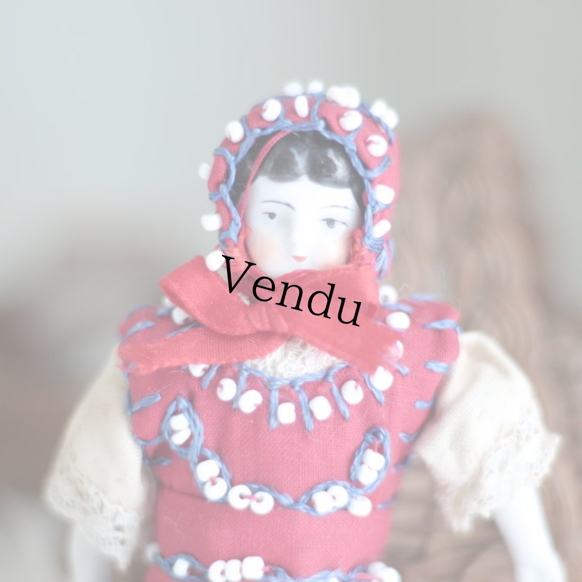 画像2: オランダお衣装のチャイナヘッドドール  344 (2)