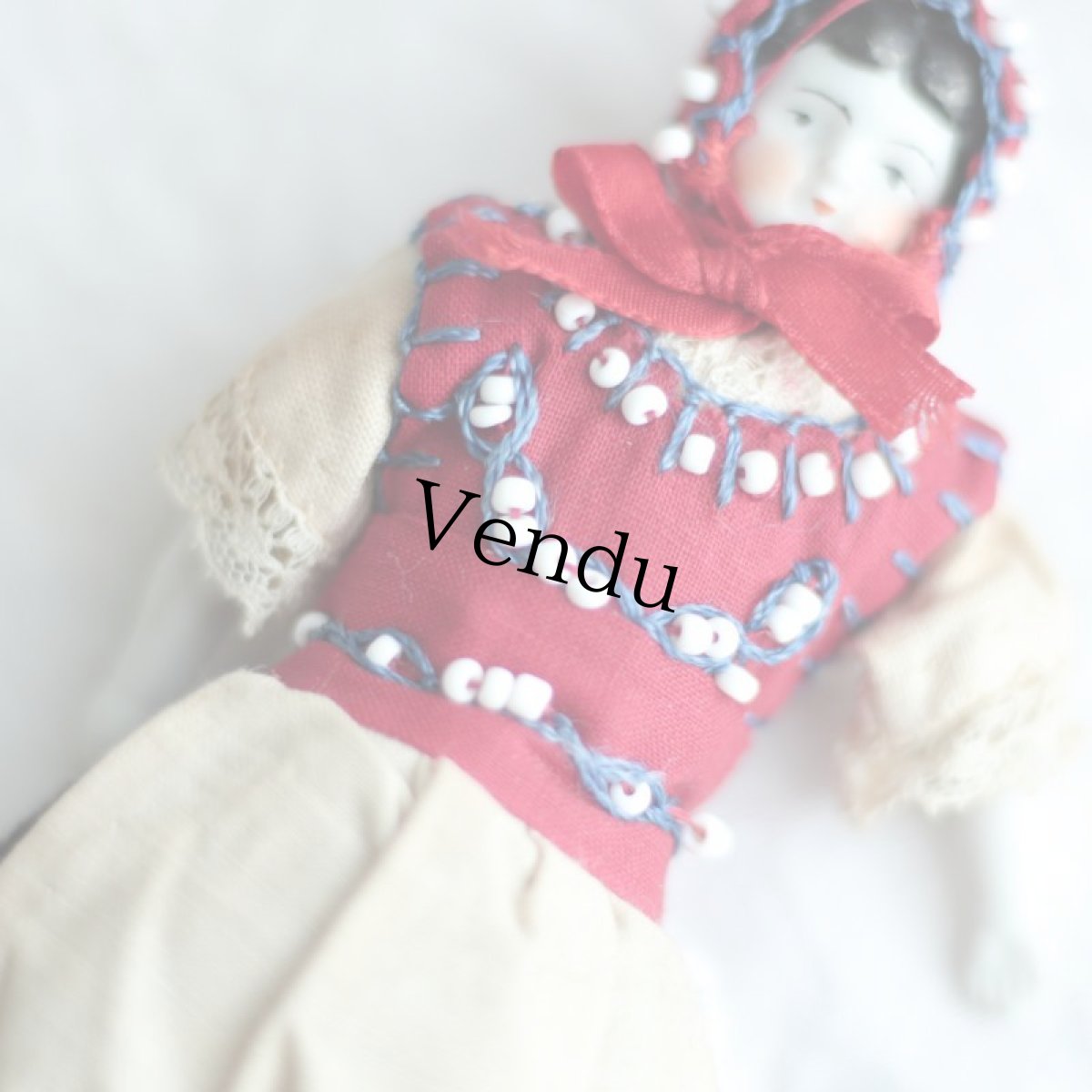 画像3: オランダお衣装のチャイナヘッドドール  344 (3)