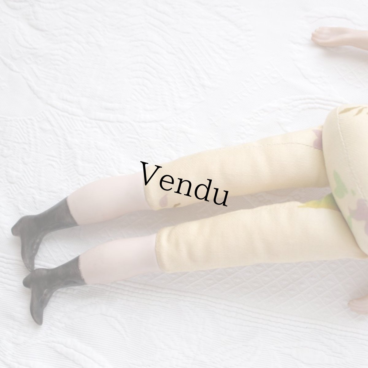 画像10: 花柄ボディの美しいチャイナヘッドドール＊ (10)