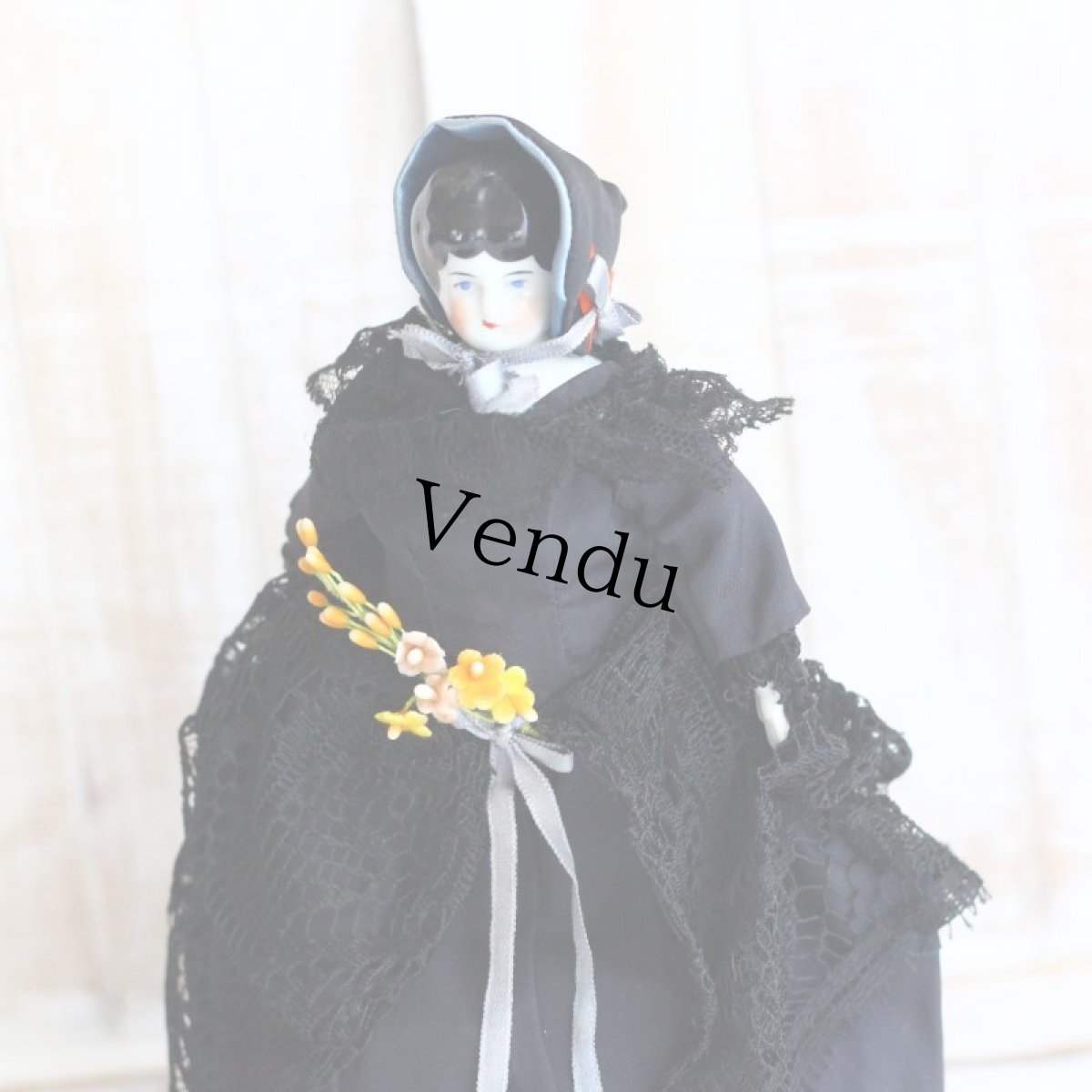 画像2: mourning china head doll (2)