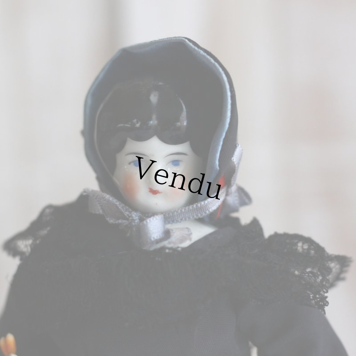 画像4: mourning china head doll (4)