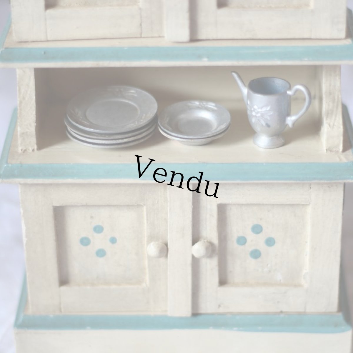 画像3: ドールハウス　アンティークカップボード (3)