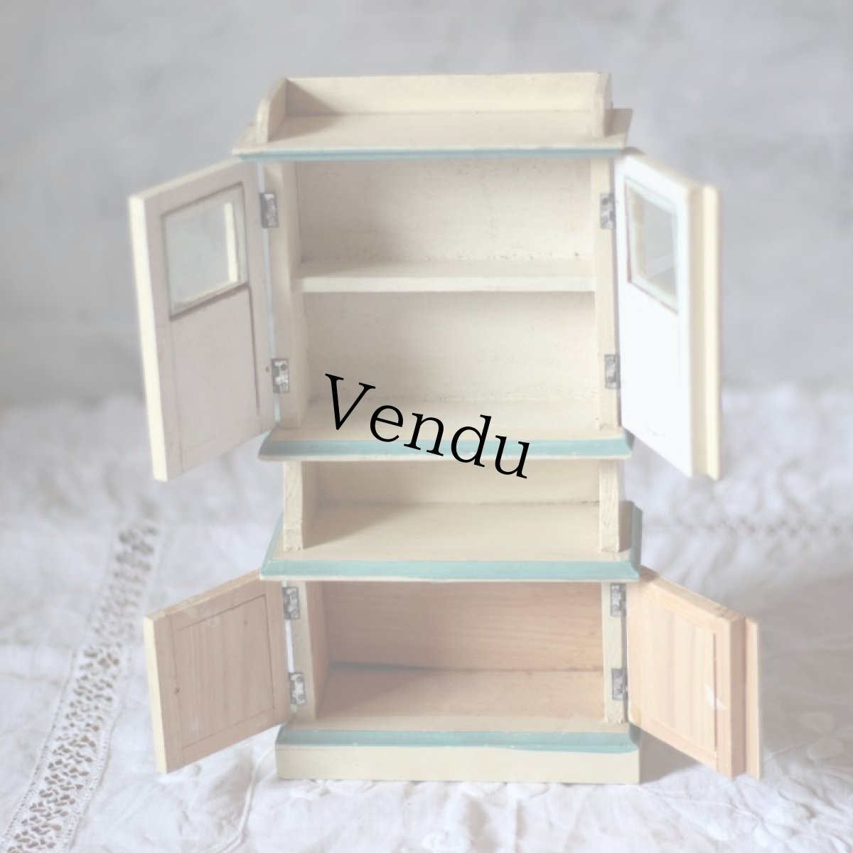 画像4: ドールハウス　アンティークカップボード (4)