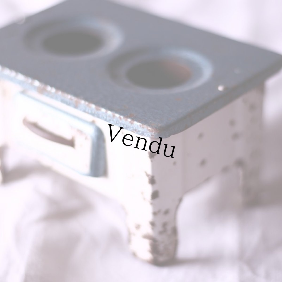 画像4: ドールハウス アンティークメタルストーブ&鍋 381 (4)