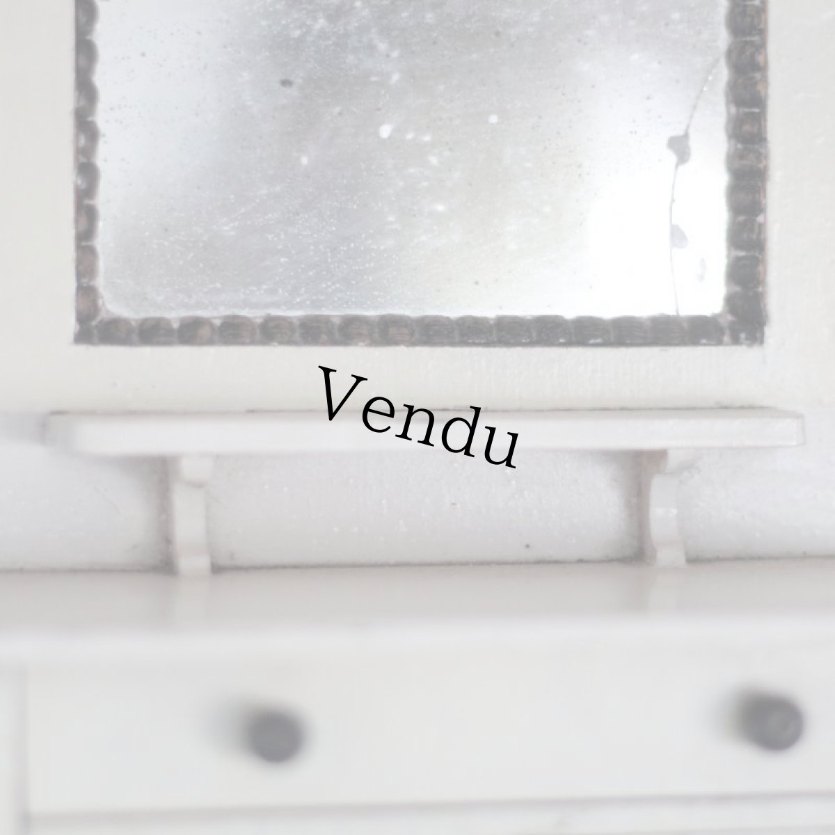 画像7: ドールハウス　ミラー付きキャビネット (7)