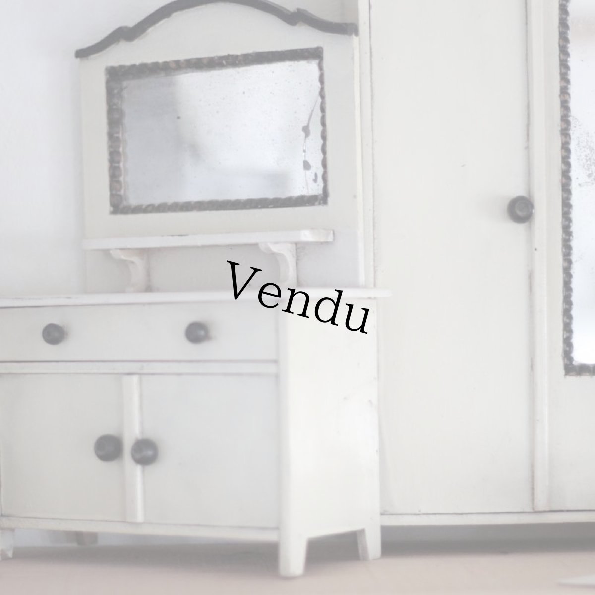 画像9: ドールハウス　ミラー付きキャビネット (9)