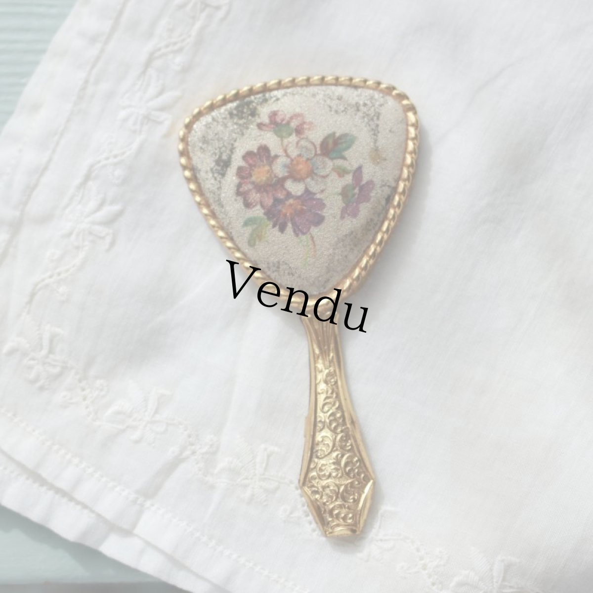 画像2: 小さなスミレの手鏡 ＊ (2)