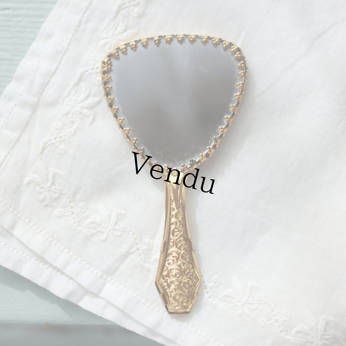 画像3: 小さなスミレの手鏡 ＊ (3)