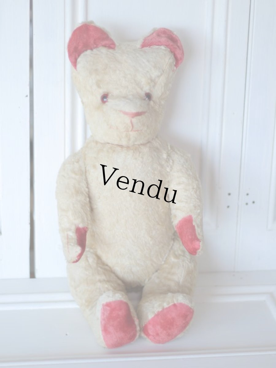 画像1: RARE!!! Red Ear /Le Jouet Paris Massy/J.P.M. Bear/48cm/France (1)