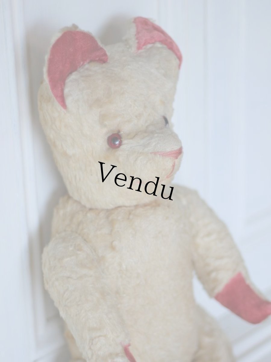 画像6: RARE!!! Red Ear /Le Jouet Paris Massy/J.P.M. Bear/48cm/France (6)