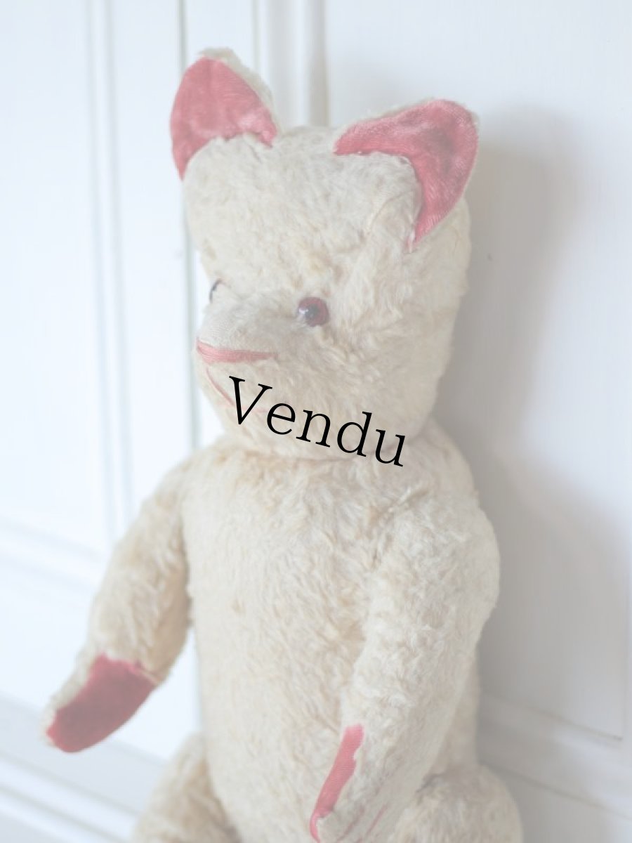 画像7: RARE!!! Red Ear /Le Jouet Paris Massy/J.P.M. Bear/48cm/France (7)