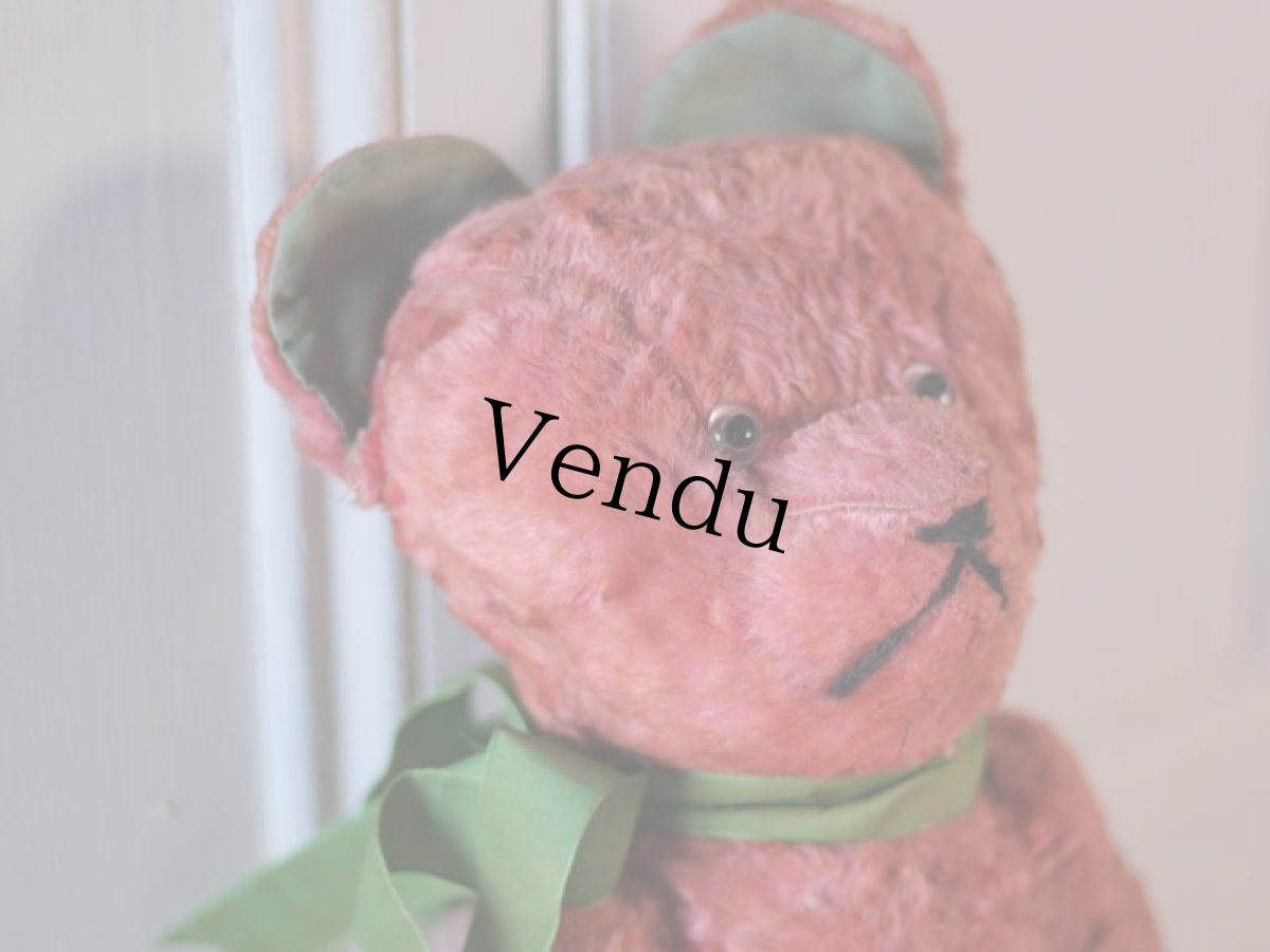 画像5: RARE!!! PINK JPM /Le Jouet Paris Massy/J.P.M. Bear/41cm//France (5)