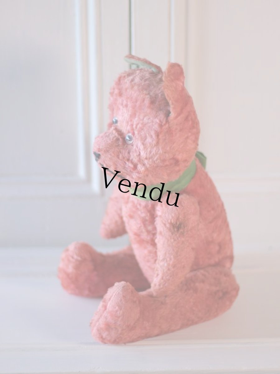 画像8: RARE!!! PINK JPM /Le Jouet Paris Massy/J.P.M. Bear/41cm//France (8)