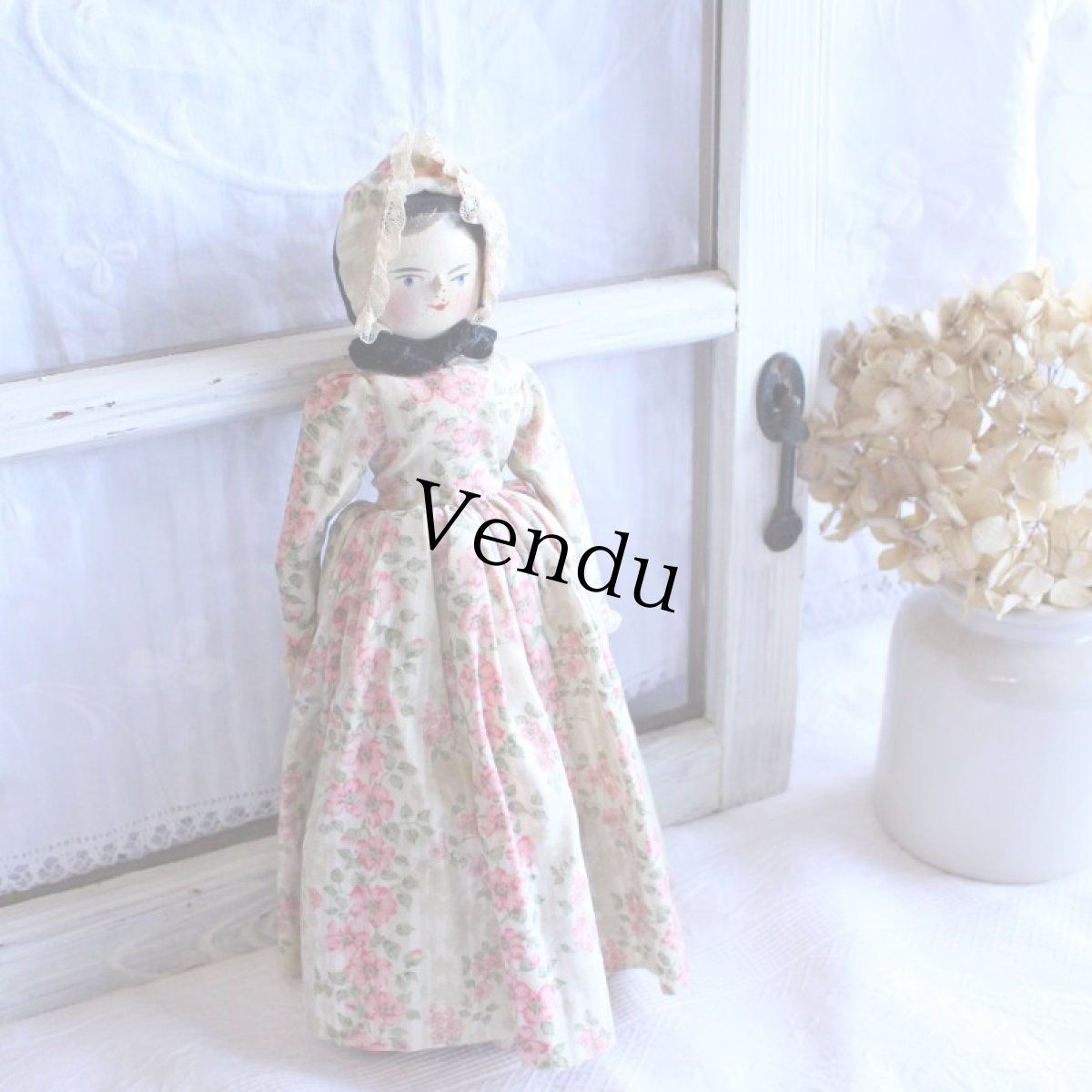 画像1: wooden peg doll RN09041806 (1)