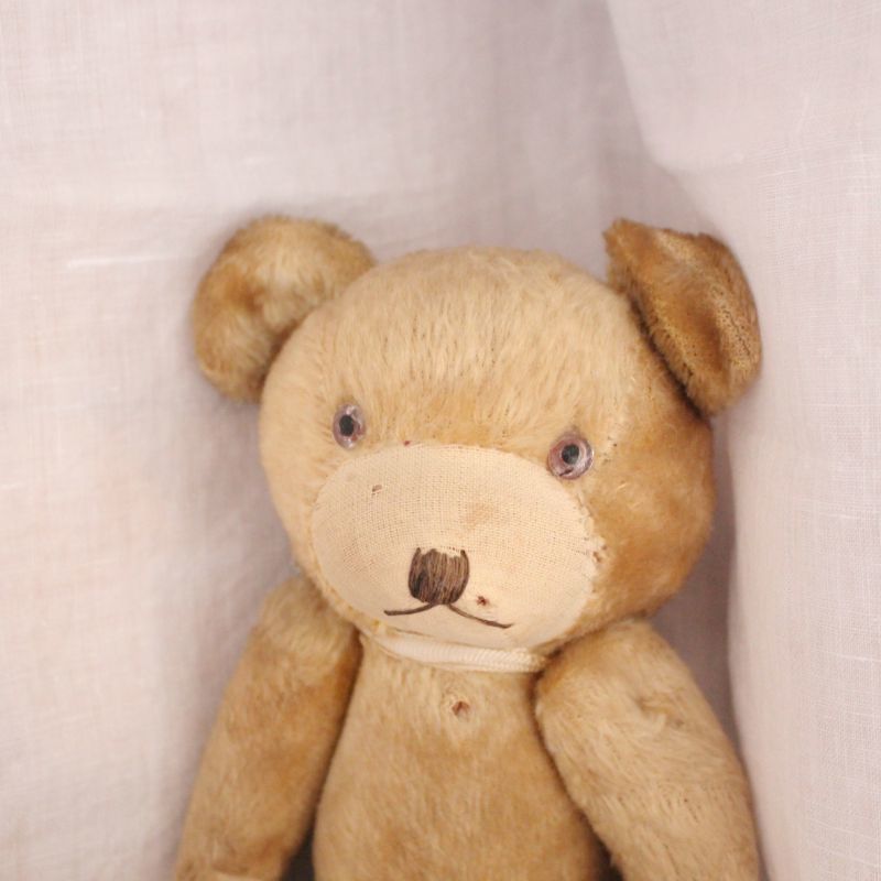 【最終価格】フランスアンティーク　ぬいぐるみ オフホワイトベア くまのぬいぐるみ | Brocante de La Cocotte