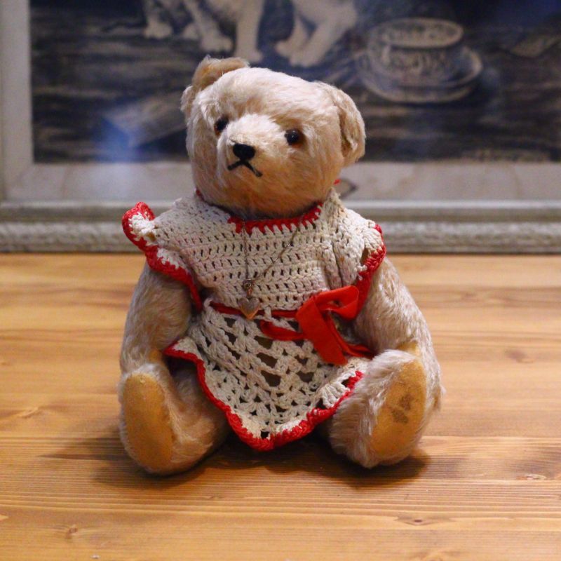 ハーマン テディ オリジナル社 テディベア タグ付き Antique Teddybear ぬいぐるみ Antique Toricotte アンティークショップ