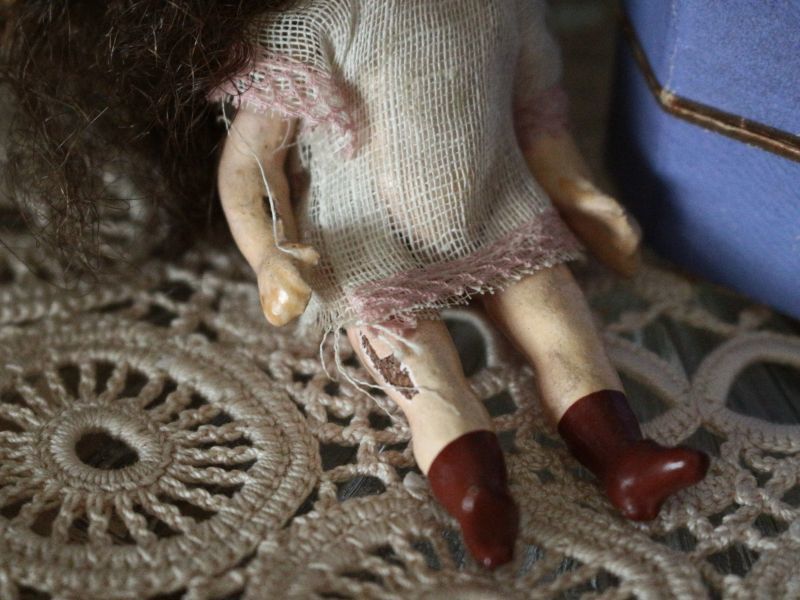 コンポジションボディ ミニョネット French＊/Antique Doll/お