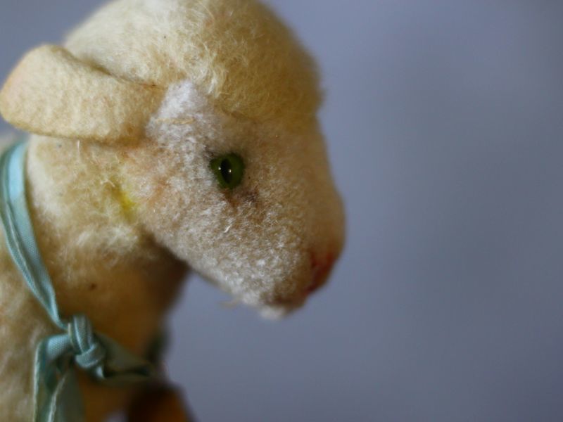 シュタイフ 羊/Steiff Lamby＊/Antique Teddybear/ぬいぐるみ-/Antique 
