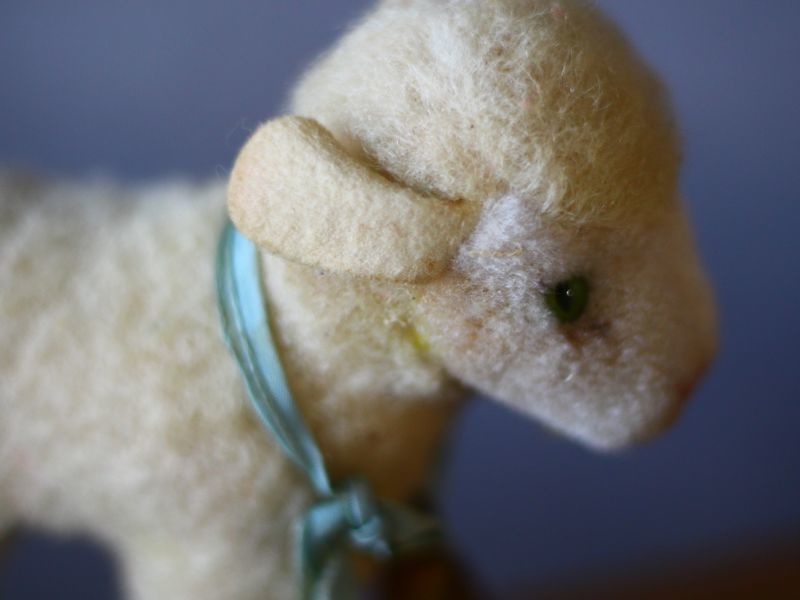 シュタイフ 羊/Steiff Lamby＊/Antique Teddybear/ぬいぐるみ-/Antique toricoTte アンティークショップ