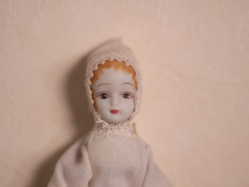 Antique toricoTte 白い女の子/ビスクドール/Antique Doll/お人形 