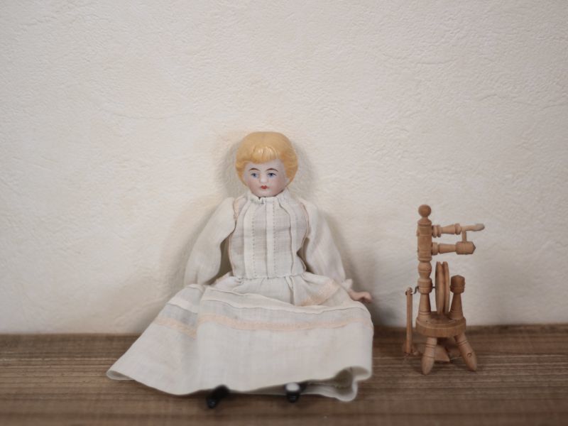Antique toricoTte ブロンドのチャイナヘッドドール/Chinahead Doll 