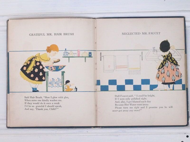 【希少】1924年 アメリカの可愛い絵本  エリザベスゴードン ビスクドール 希少】1924年 アメリカの可愛い絵本 エリザベスゴードン ビスク