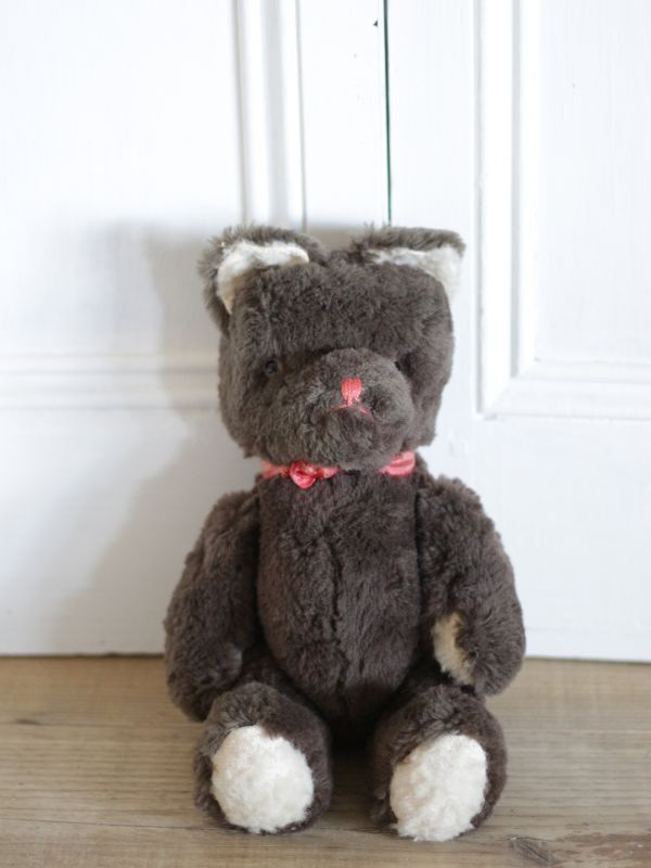 Antique toricoTte Dark Brown Bear / J.P.M.社 / France/Antique