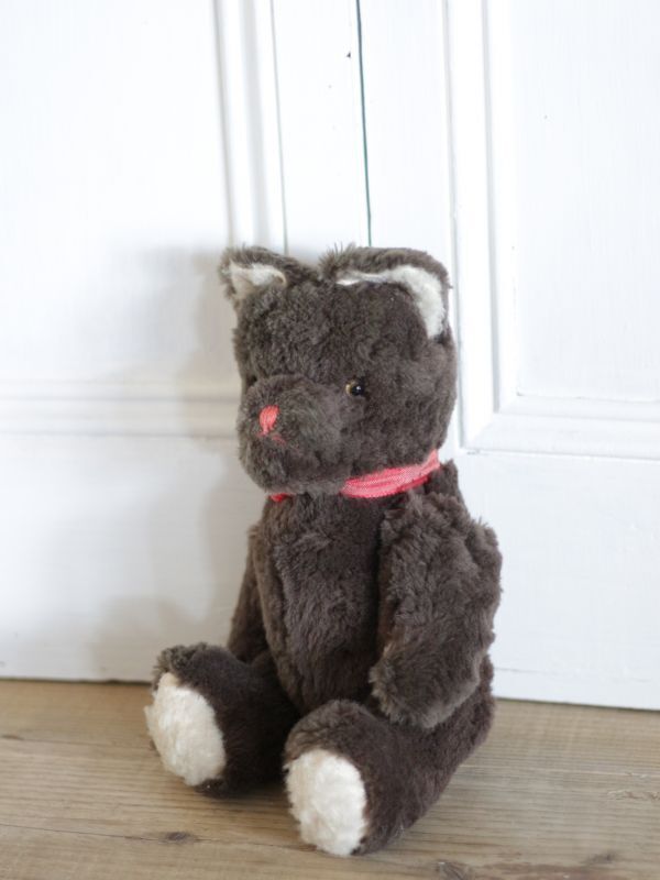 Antique toricoTte Dark Brown Bear / J.P.M.社 / France/Antique