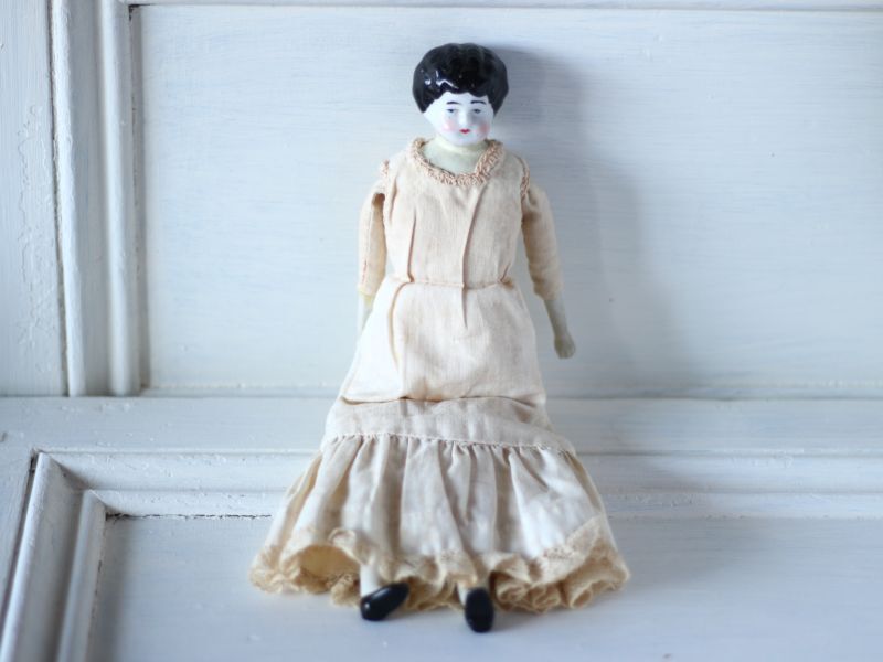 画像1: China head doll/チャイナヘッドドール/9.5in (1)