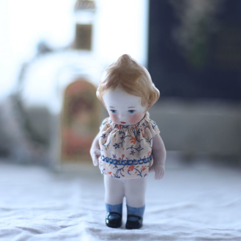 可愛いビスクドール ER08021811/Antique Doll/お人形-ミニョネット